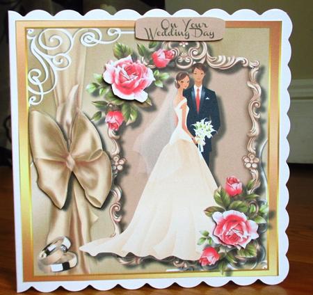Beautiful Wedding Day Congratulations by Johanna Lambert