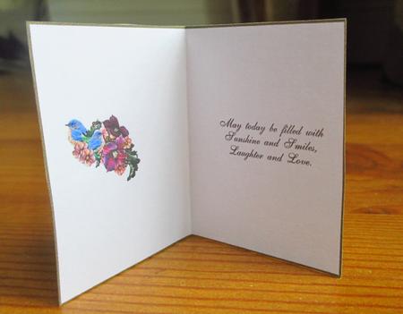 Summer Birds and Blooms Insert and Verse by Johanna Lambert