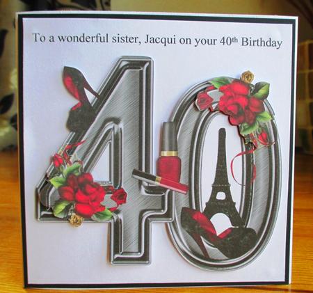 Ladies 40th Bd with Roses and Stilettos by Johanna Lambert