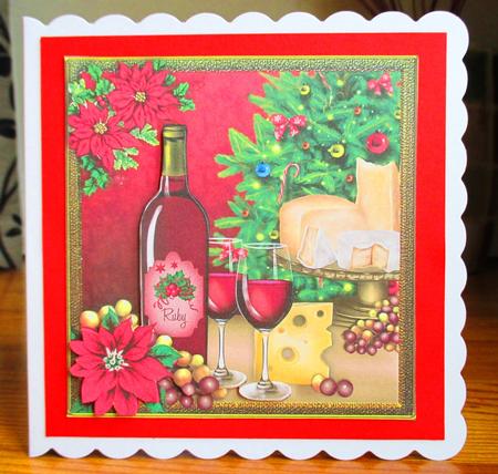 Ruby Wine with Cheese by Johanna Lambert