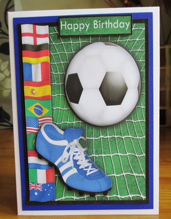 Football World Cup Fever Fathers Day or Birthday by Johanna Lambert