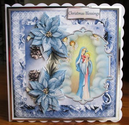 Mother of Jesus 7x7 Card and Decoupage by Johanna Lambert