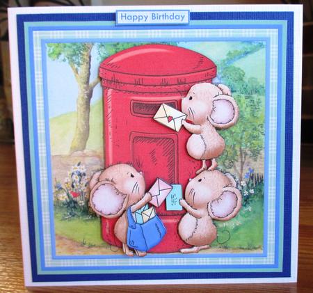 Post Mice 8x8 Decoupage Mini Kit Various Occasions by Johanna Lambert