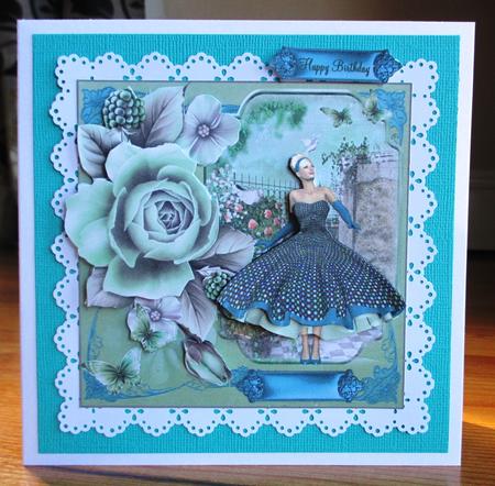 1950's Style Into the Rose Patio Mini Kit by Johanna Lambert
