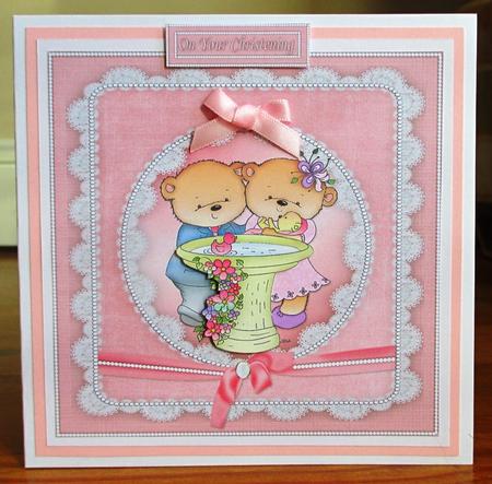 8x8 Baby Girl Christening by Johanna Lambert