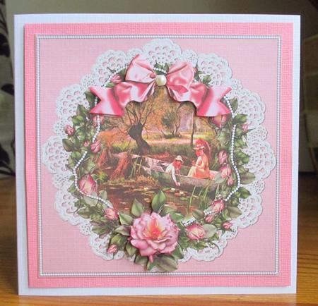 8x8 Beautiful Roses Scene by Johanna Lambert