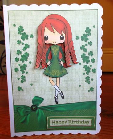 The Irish Dancer Girl by Johanna Lambert