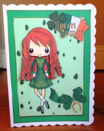 The Irish Dancer Has Irish Spirit by Johanna Lambert