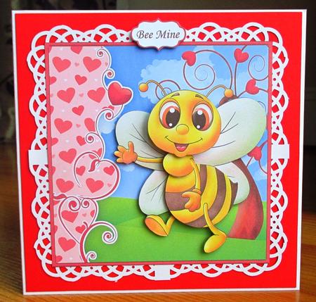 Bee Mine Valentine's Day Birthday Anniversary Mini Kit by Johanna Lambert