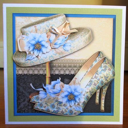 Finishing Touches - Cream & Blue by Johanna Lambert