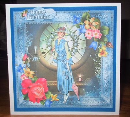 Waiting for Love Art Deco Lady Mini Kit by Johanna Lambert