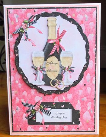 Always Forever Wedding Card with Decoupage by Johanna Lambert