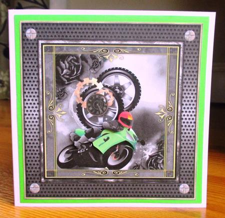 Racer Card Topper by Johanna Lambert