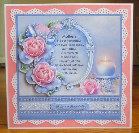 Frosted Rose & Verse Mothers Day 8x8 Mini Kit by Johanna Lambert