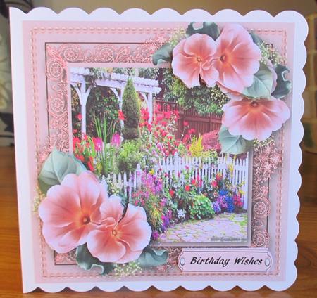 Beautiful Roses and Garden  by Johanna Lambert