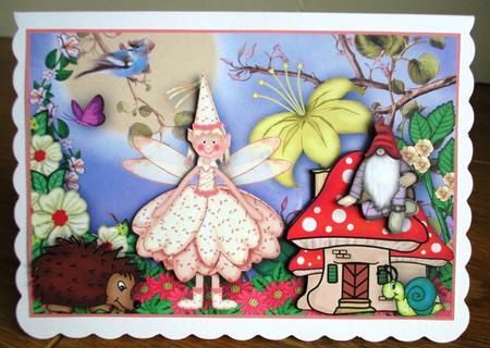 Fairy Secret Garden Topper & Decoupage by Johanna Lambert