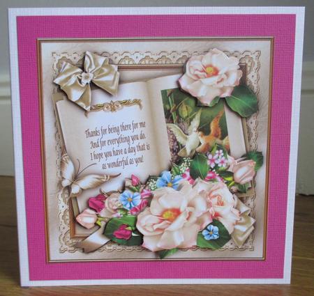 Roses with Cream Book Card Mini Kit by Johanna Lambert