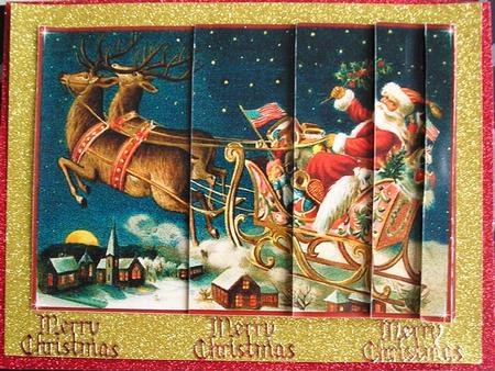 Santa Flying Side Stacker by John Rigby