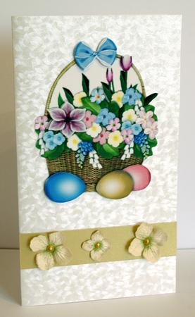 4 Easter Floral Baskets by Jolanta Januszewska