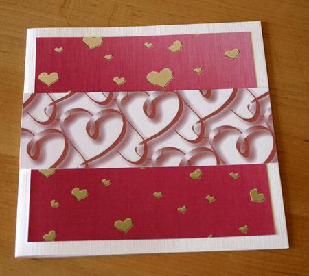 Metallic Romantic Hearts Matching Backing Paper Kit by Jolanta Januszewska