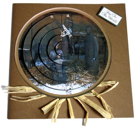 Circular Easy-position Pyramid - Modern Nativity by Jolanta Januszewska