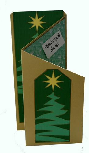 Christmas Tree Cascade by Jolanta Januszewska