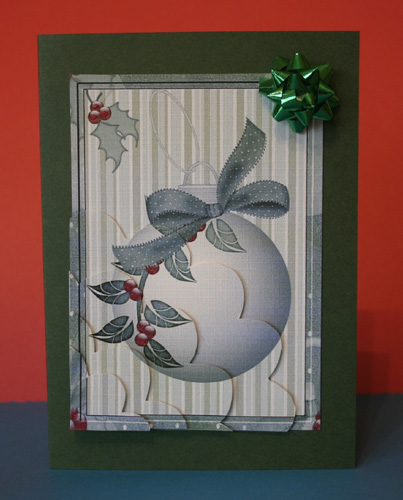Xmas Bauble Petal Corner Stacker by Jolanta Januszewska