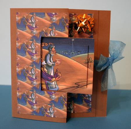 We 3 Kings Christmas Swing Card (merry Christmas) by Jolanta Januszewska