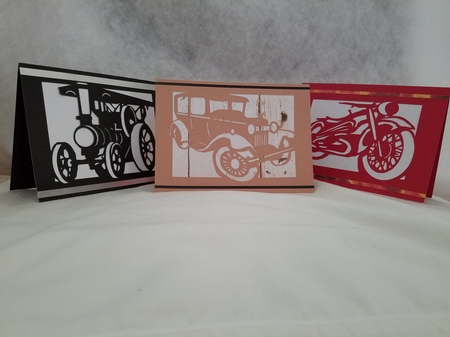 Vintage Vehicle Trio Set 1 by Jone Fay