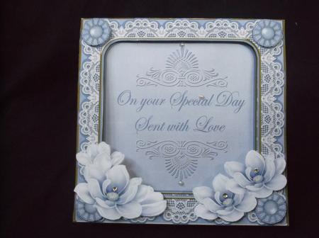 Blue Magnolia Special Day 7in Tent Card Mini Kit Featured Gallery Photo