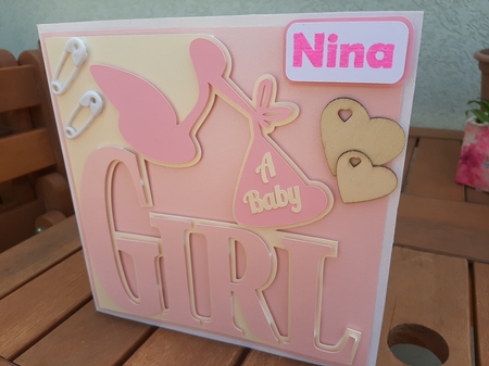 A Baby Girl Card by calleja josianne
