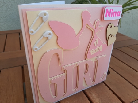 A Baby Girl Card by calleja josianne