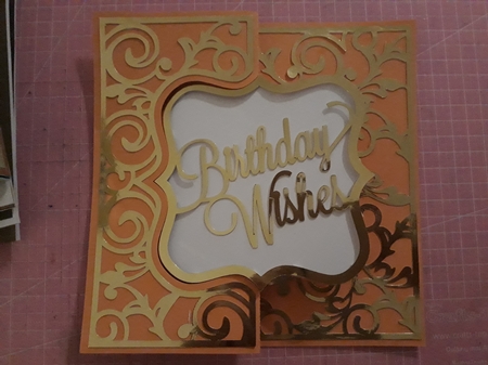 Birthday Wishes Bracket Swing Card by calleja josianne