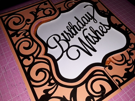Birthday Wishes Bracket Swing Card by calleja josianne