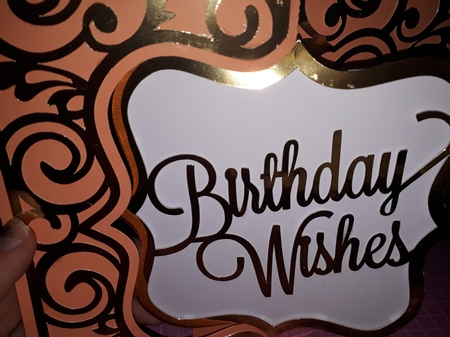 Birthday Wishes Bracket Swing Card by calleja josianne