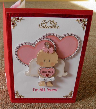 Kiss Me - I'm All Yours! Valentine Topper by Jose Hopkins