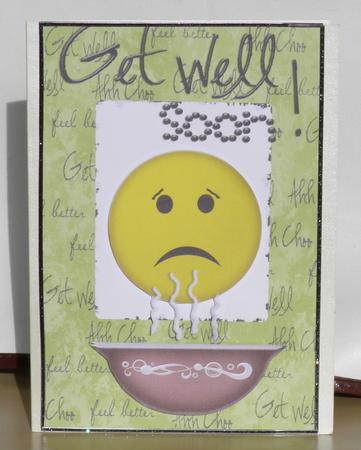 Get Well Male Card with Decoupage by Jose Hopkins