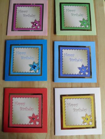 Scalloped Frame Birthday Mini Toppers by Jose Hopkins