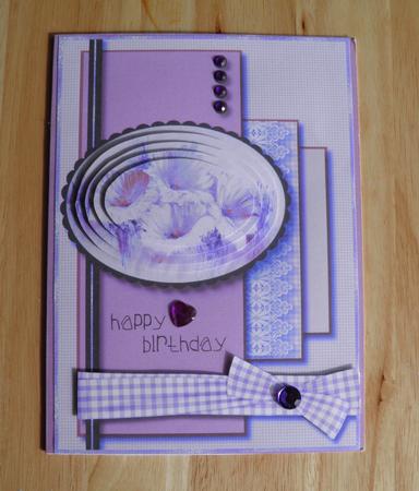 Floral Layers Birthday Card Front 3 by Jose Hopkins