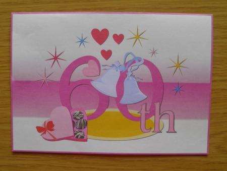 60th Wedding Anniversary Quick Card by Jose Hopkins