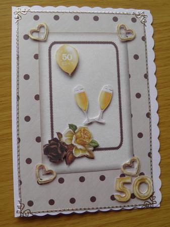 50th Anniversary/birthday Card by Jose Hopkins