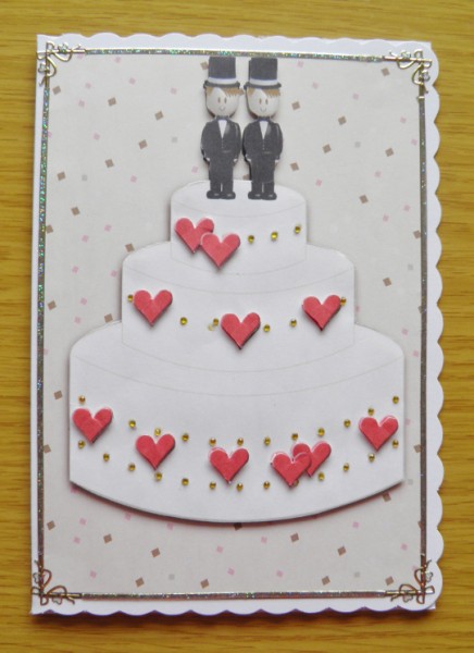 Wedding Cake with Two Grooms by Jose Hopkins
