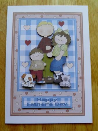 Birthday/Fathers Day Decoupage Topper by Jose Hopkins