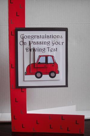 Folded L Card - Congratulations on Passing Your Driving Test by Jose Hopkins