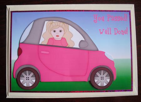 Driving Test Pink Car by Jose Hopkins