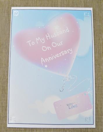 Husband Anniversary Pink Heart Flying Tag by Jose Hopkins