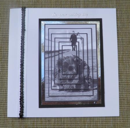 Only Have Black Ink Left Wedding Walk in Bw Makes a Great Wedding Card by Jose Hopkins