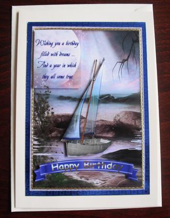 Sailing Boat Retirement/birthday Card by Jose Hopkins