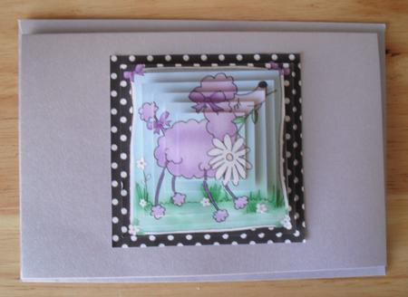 Cute Poodle Pyramage Sheet by Jose Hopkins