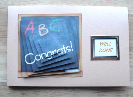 Congrats!! Blackboard Twisted Pyramage Sheet by Jose Hopkins